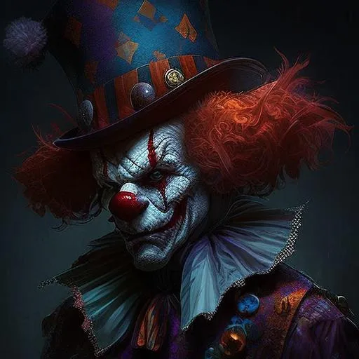 Profile picture in clown pfp