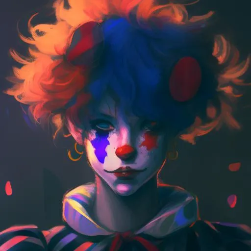 Profile picture in clown pfp