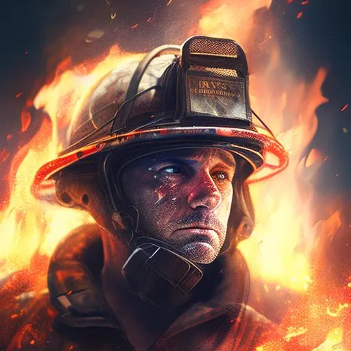 Profile picture in fire pfp