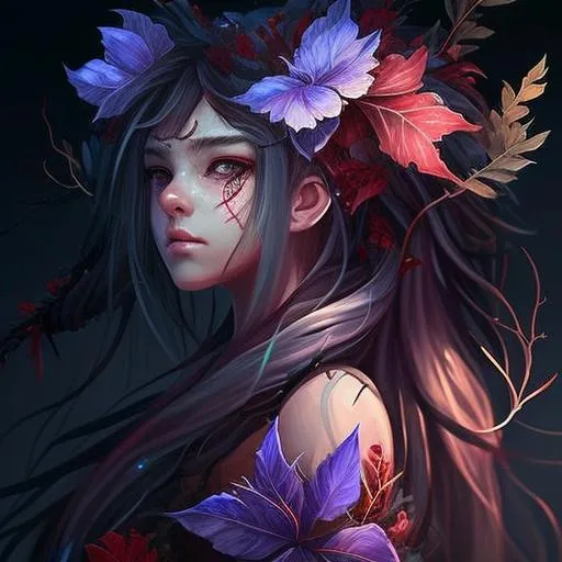 Profile picture in flower pfp