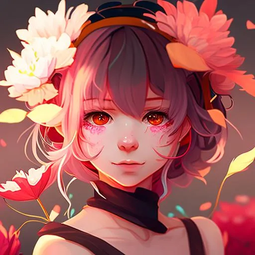 Profile picture in flower pfp