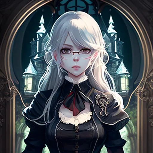 Profile picture in gothic pfp