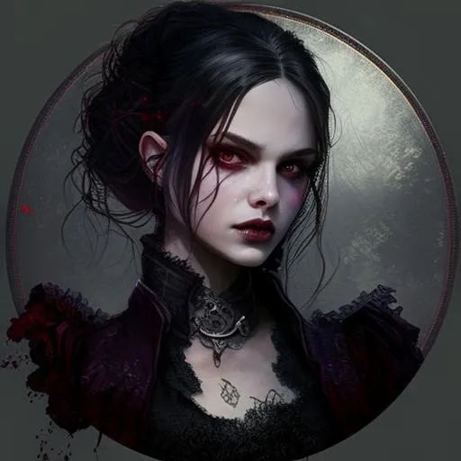 Profile picture in gothic pfp