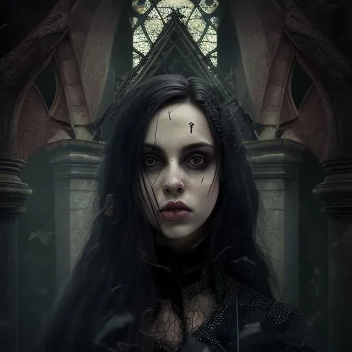 Profile picture in gothic pfp