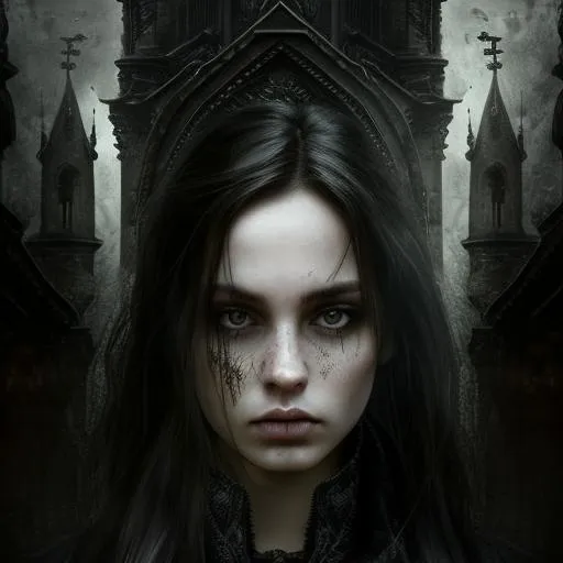 Profile picture in gothic pfp