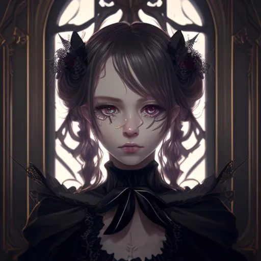 Profile picture in gothic pfp