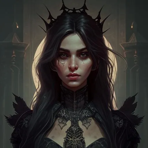 Profile picture in gothic pfp