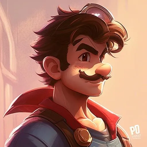 Profile picture in mario pfp