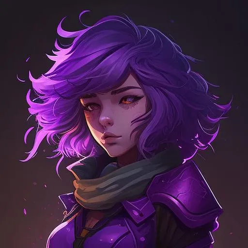 Profile picture in purple pfp