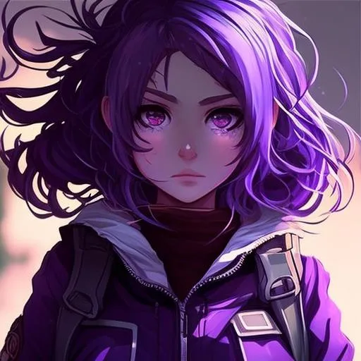 Profile picture in purple pfp