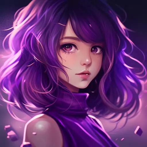 Profile picture in purple pfp