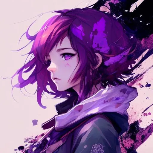 Profile picture in purple pfp