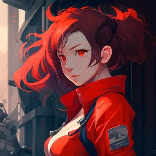 Profile picture in red pfp