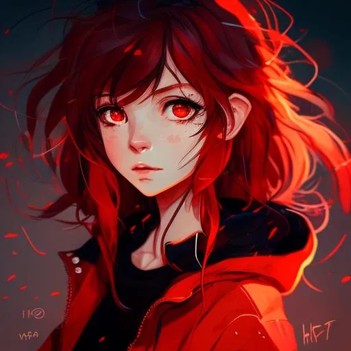 Profile picture in red pfp