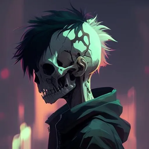 Profile picture in skull pfp