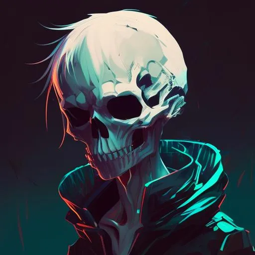 Profile picture in skull pfp