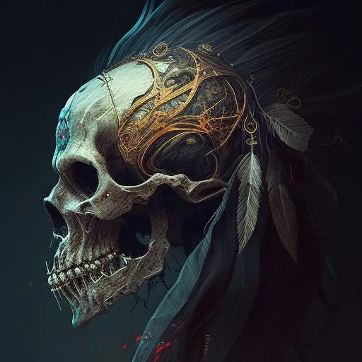 Profile picture in skull pfp